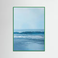 Green Wood Ocean Serenity Blue