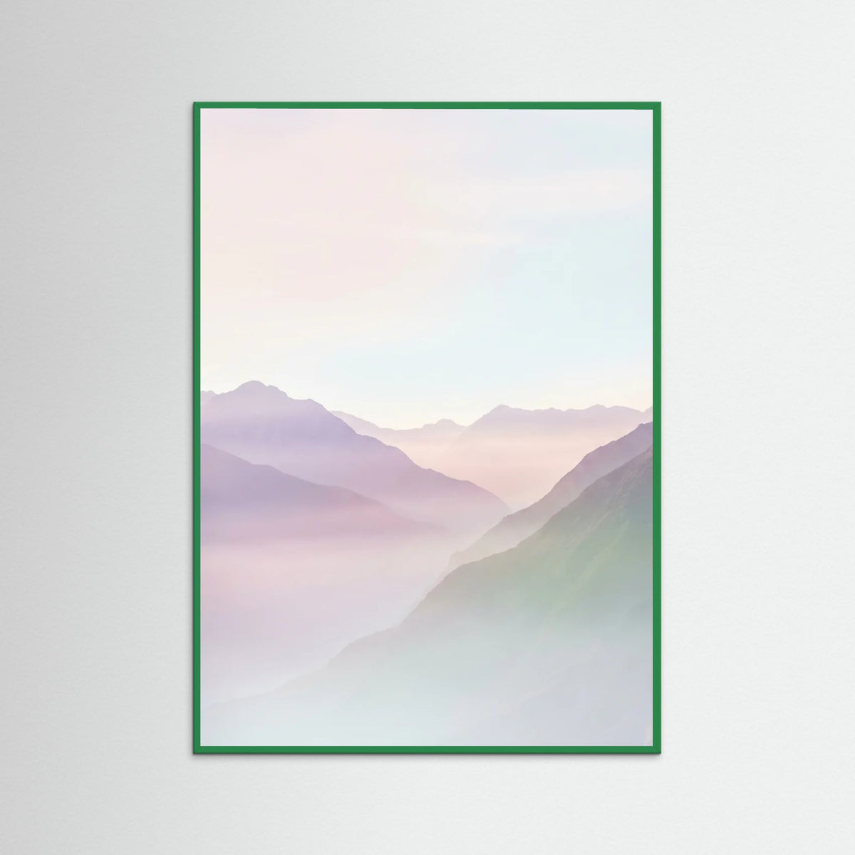 Green Wood Ocean Serenity