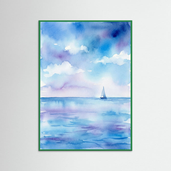 Green Wood Oceanic Flight Blue