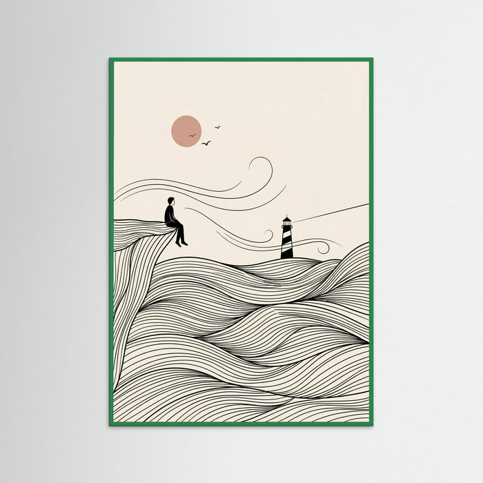 Green Wood Oceans Embrace