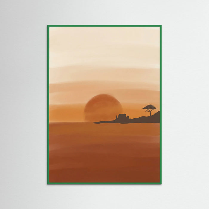 Green Wood Ochre Horizon