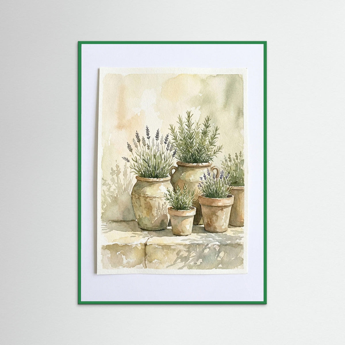 Green Wood Olive Stillness