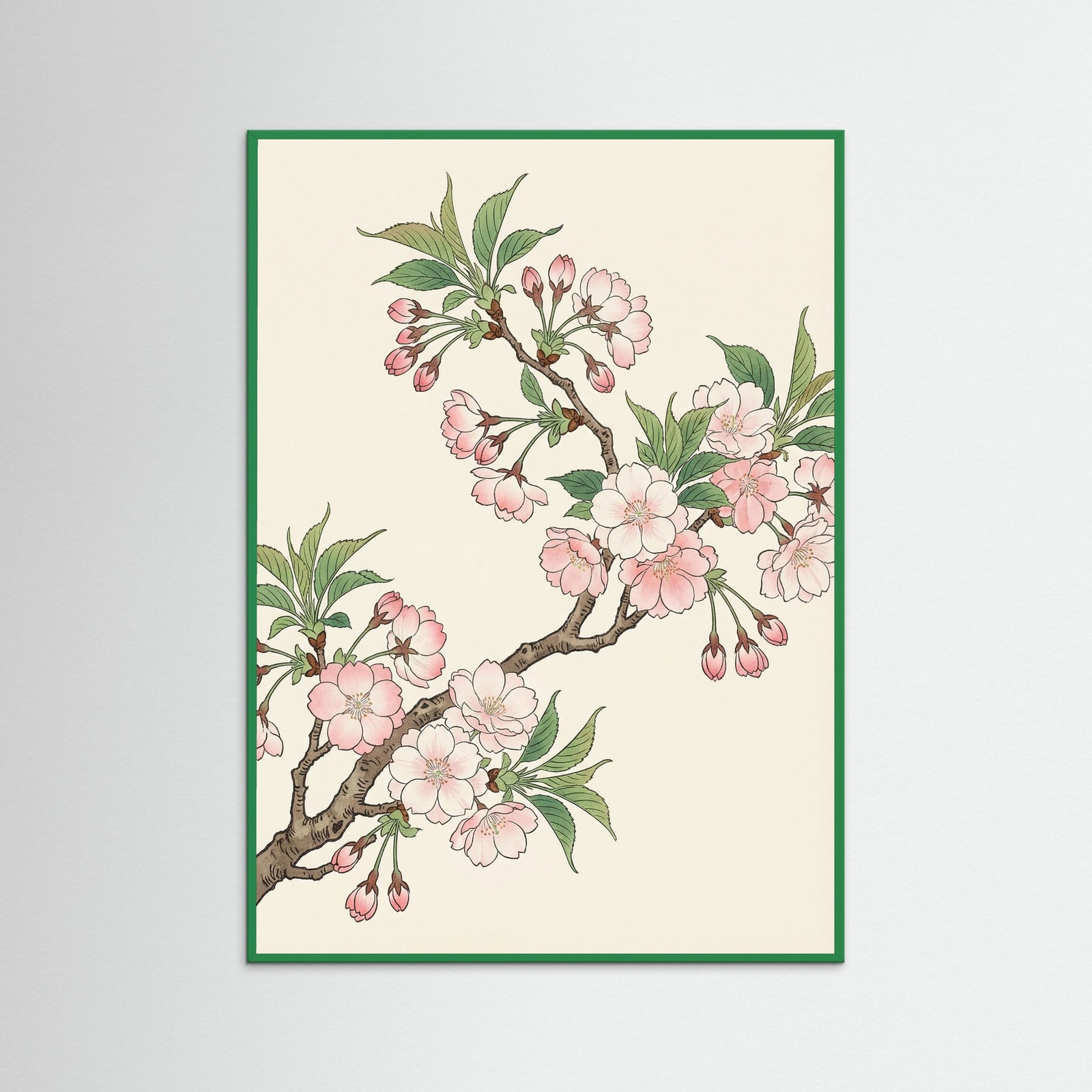 Green Wood Orange Poppy Grace