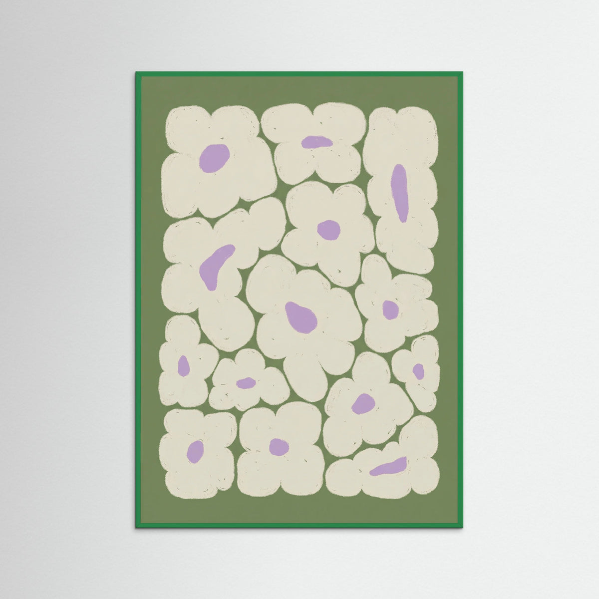 Green Wood Organic Bloom Scatter