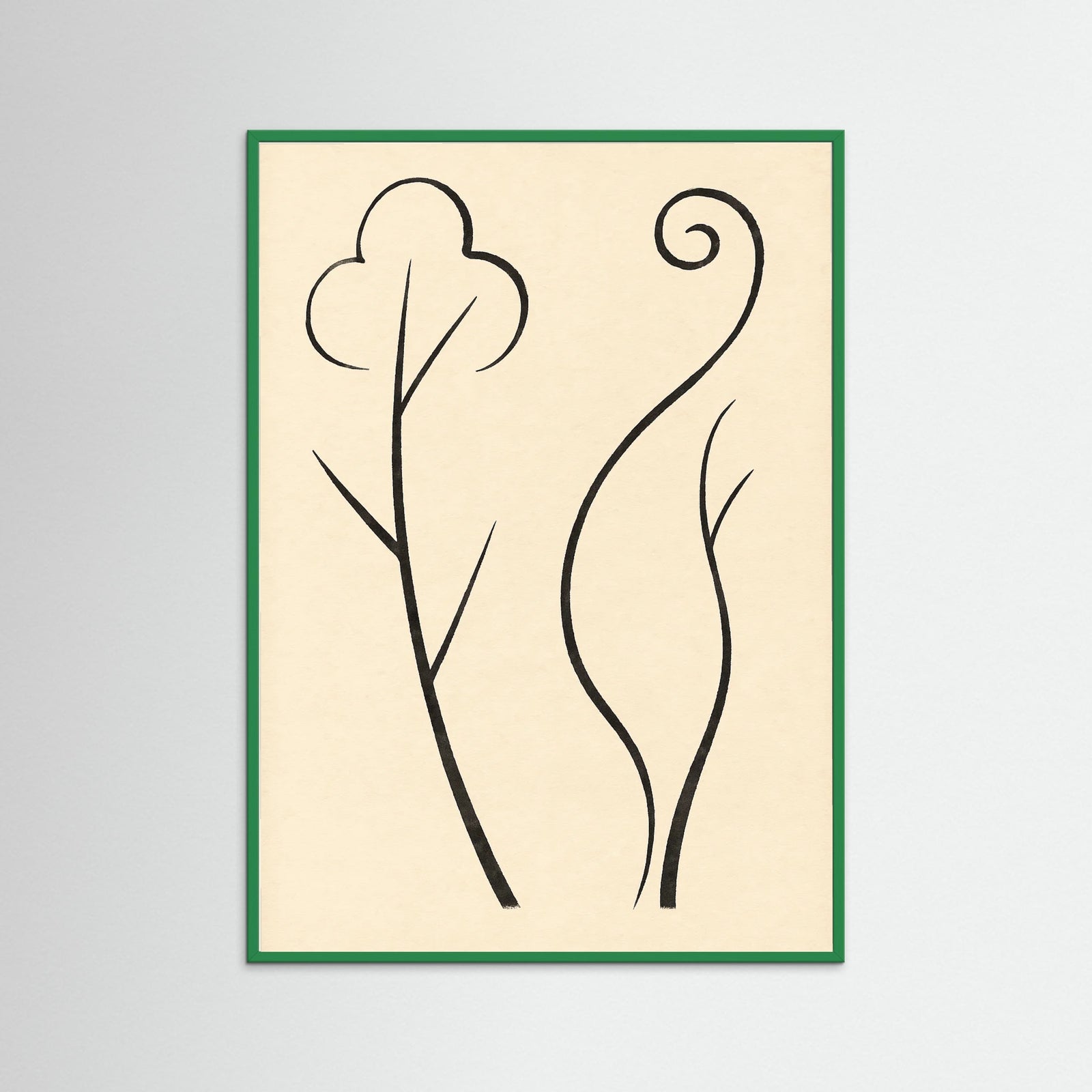 Green Wood Organic Curves