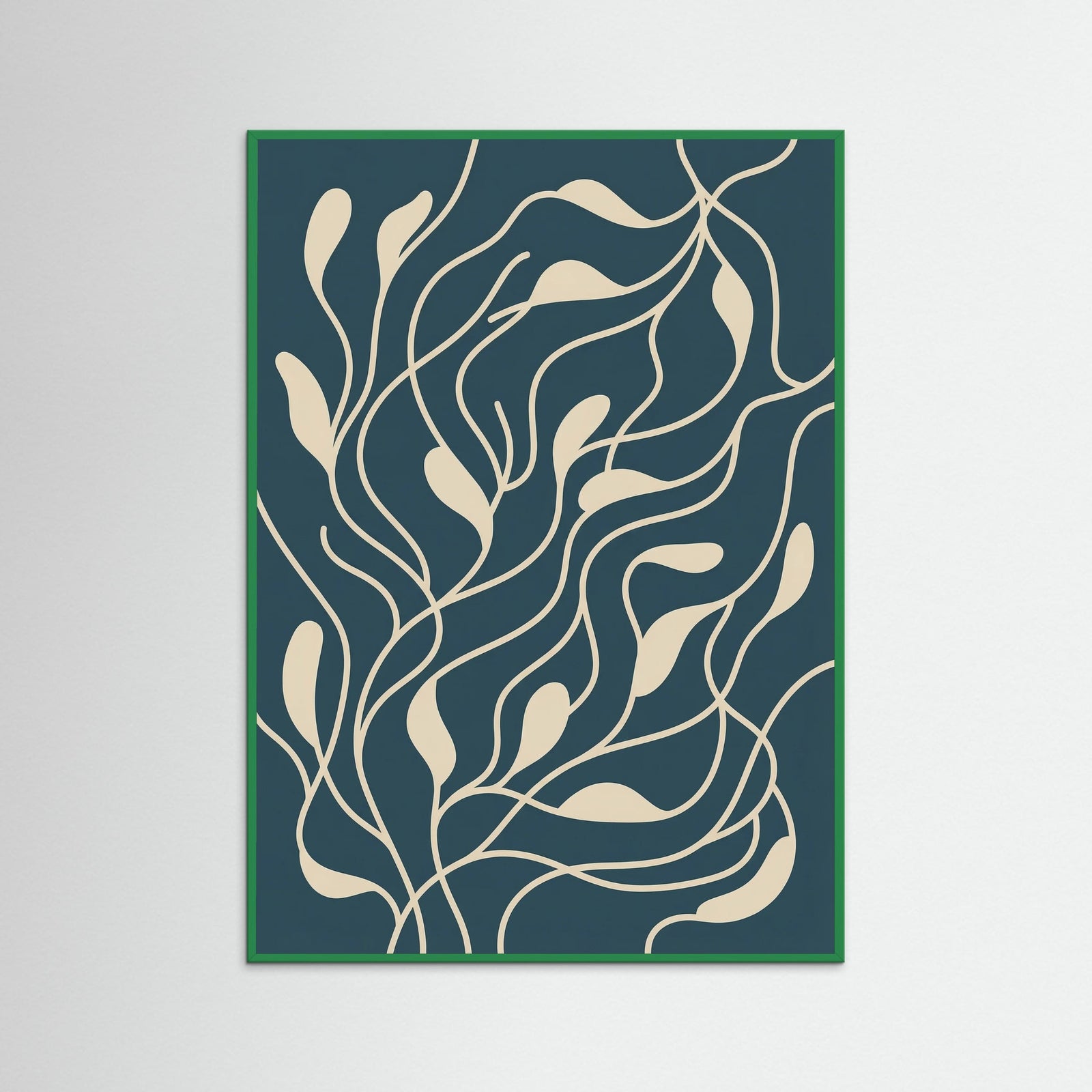 Green Wood Organic Flow Blue