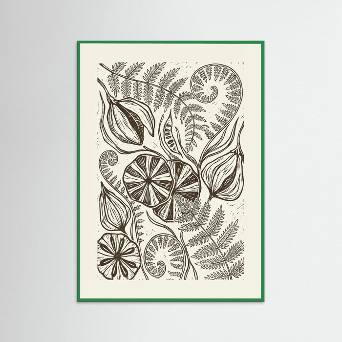 Green Wood Organic Linework