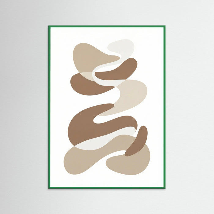 Green Wood Organic Matisse Forms