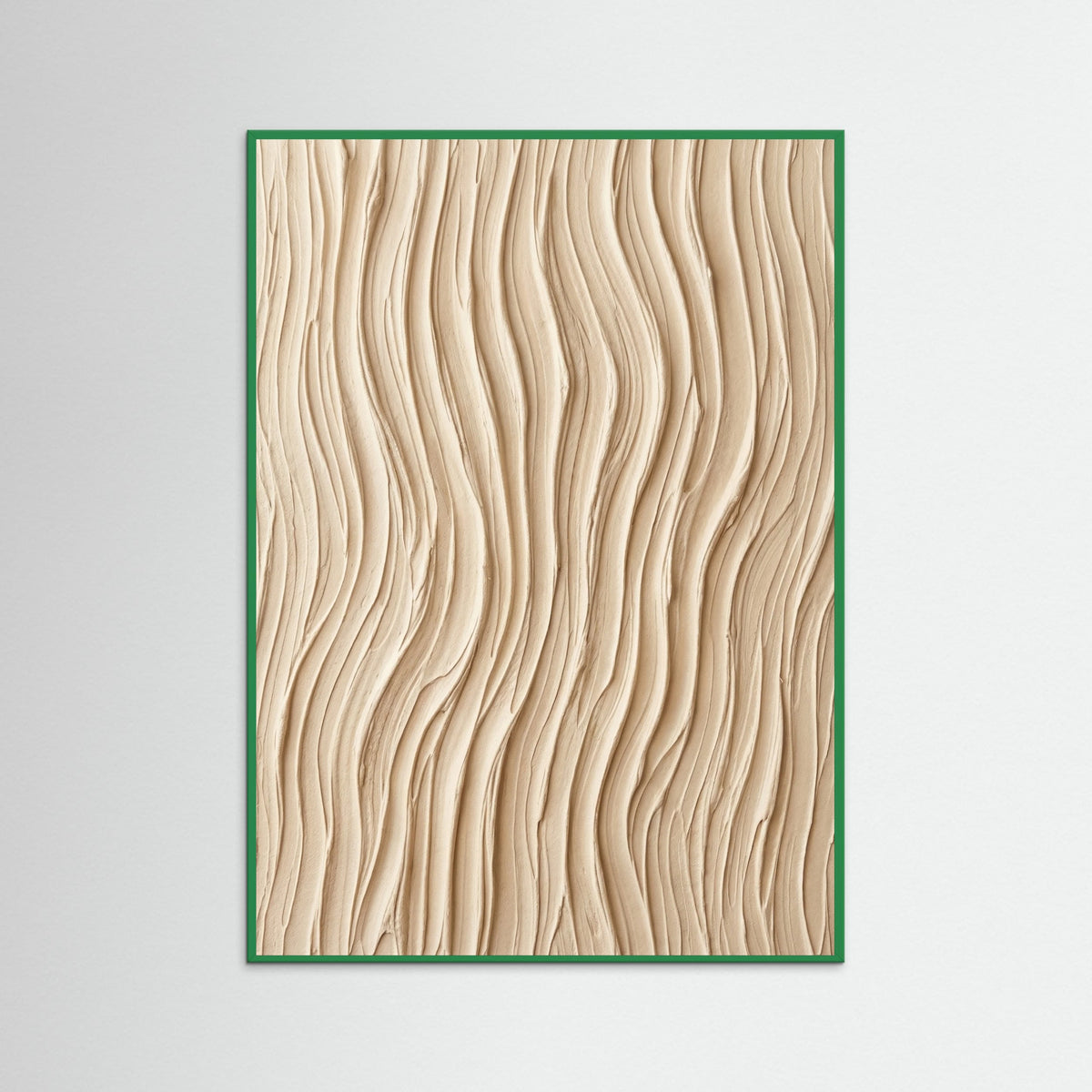 Green Wood Organic Waves