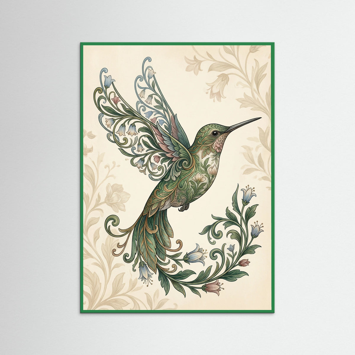 Green Wood Ornate Silkwing