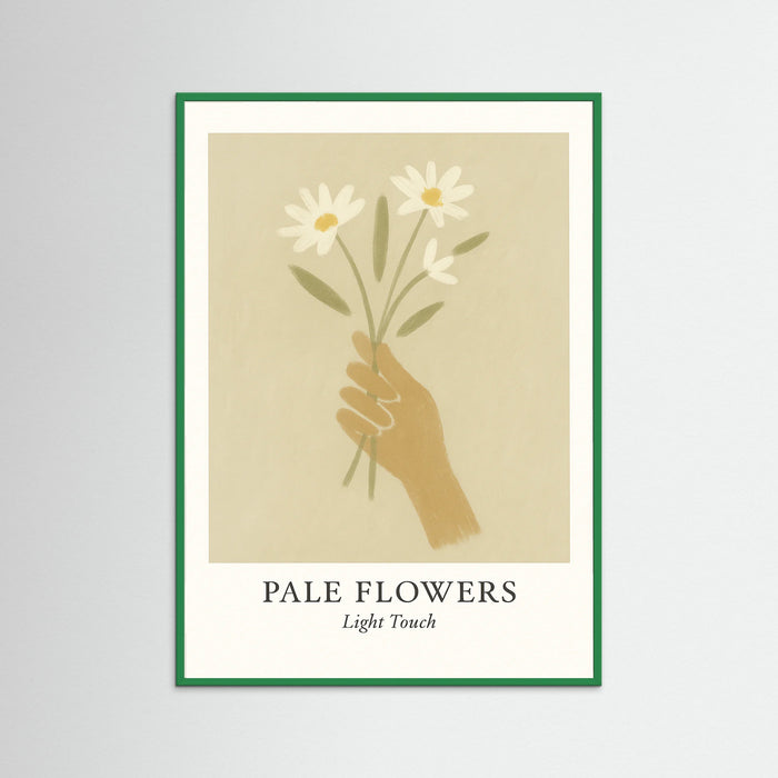 Green Wood Pale flowers