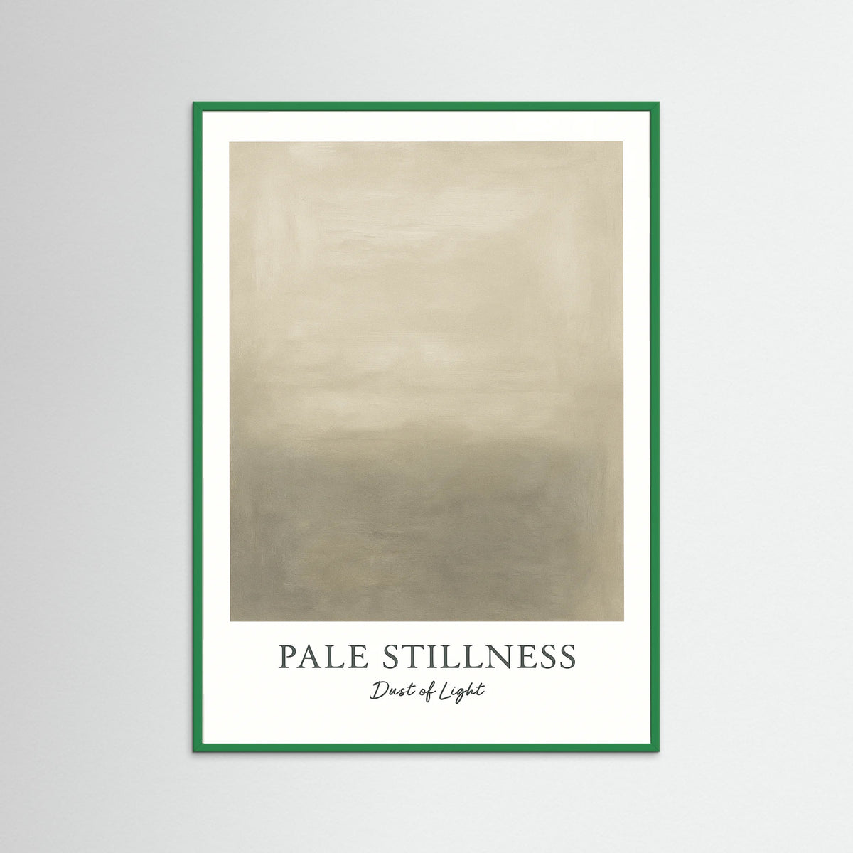 Green Wood Pale stillness