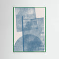 Paper Blue Collage No.2 Poster – poster and art print