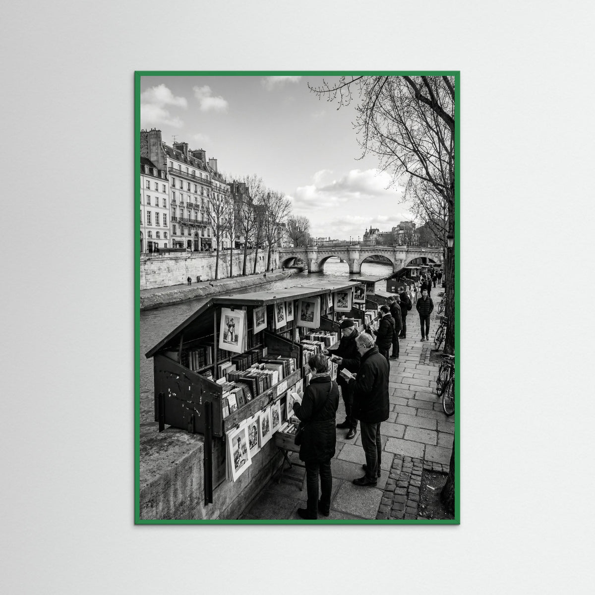 Green Wood Parisian Cafe Corner