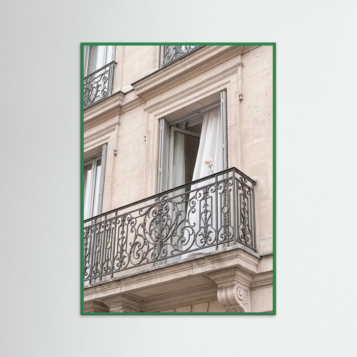 Green Wood Parisian Chic Entrance