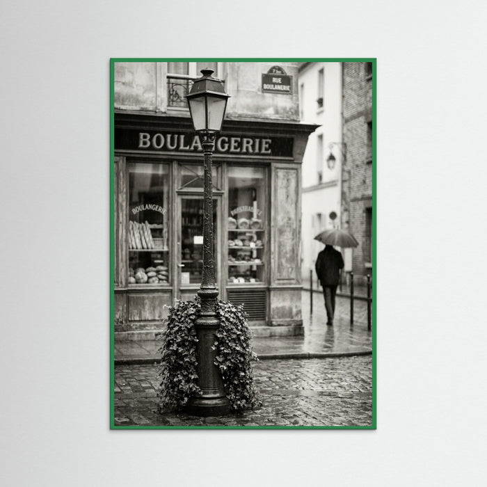Green Wood Parisian Corner