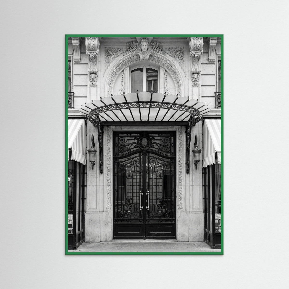 Green Wood Parisian Elegance