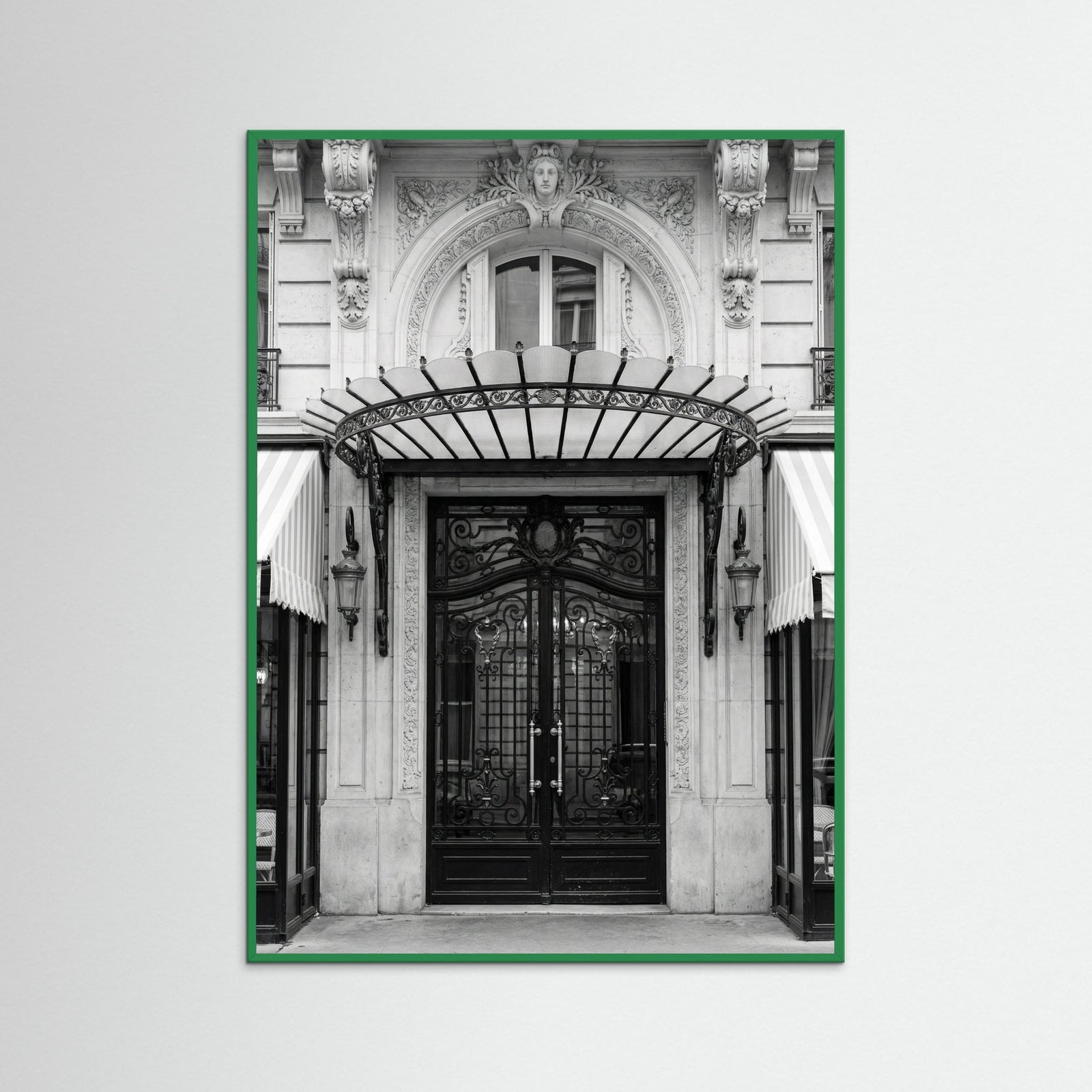 Green Wood Parisian Elegance