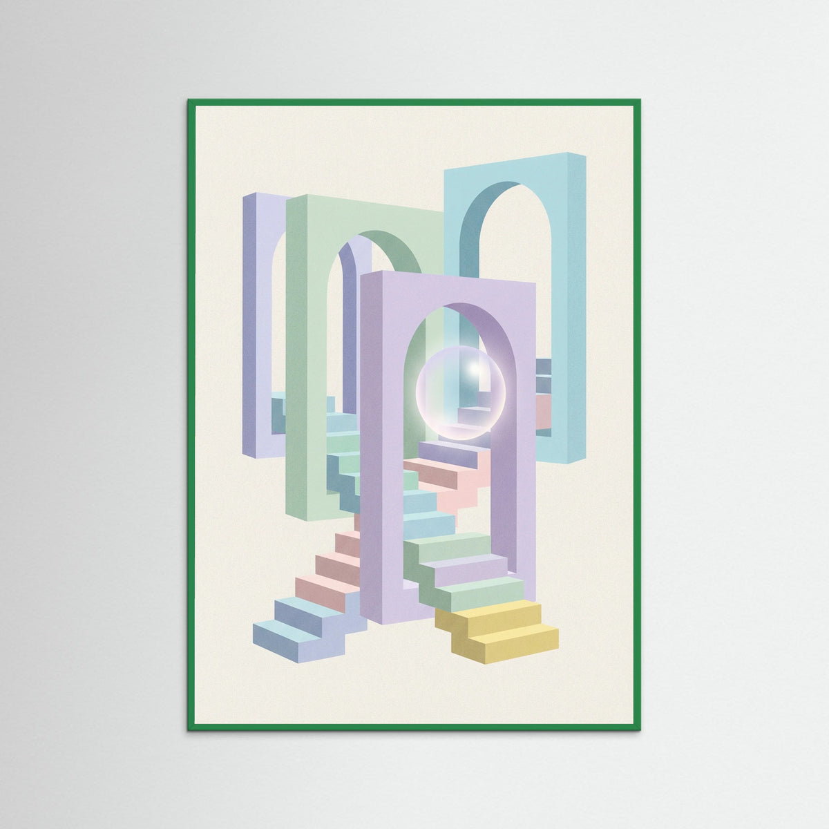 Green Wood Pastel Perspectives