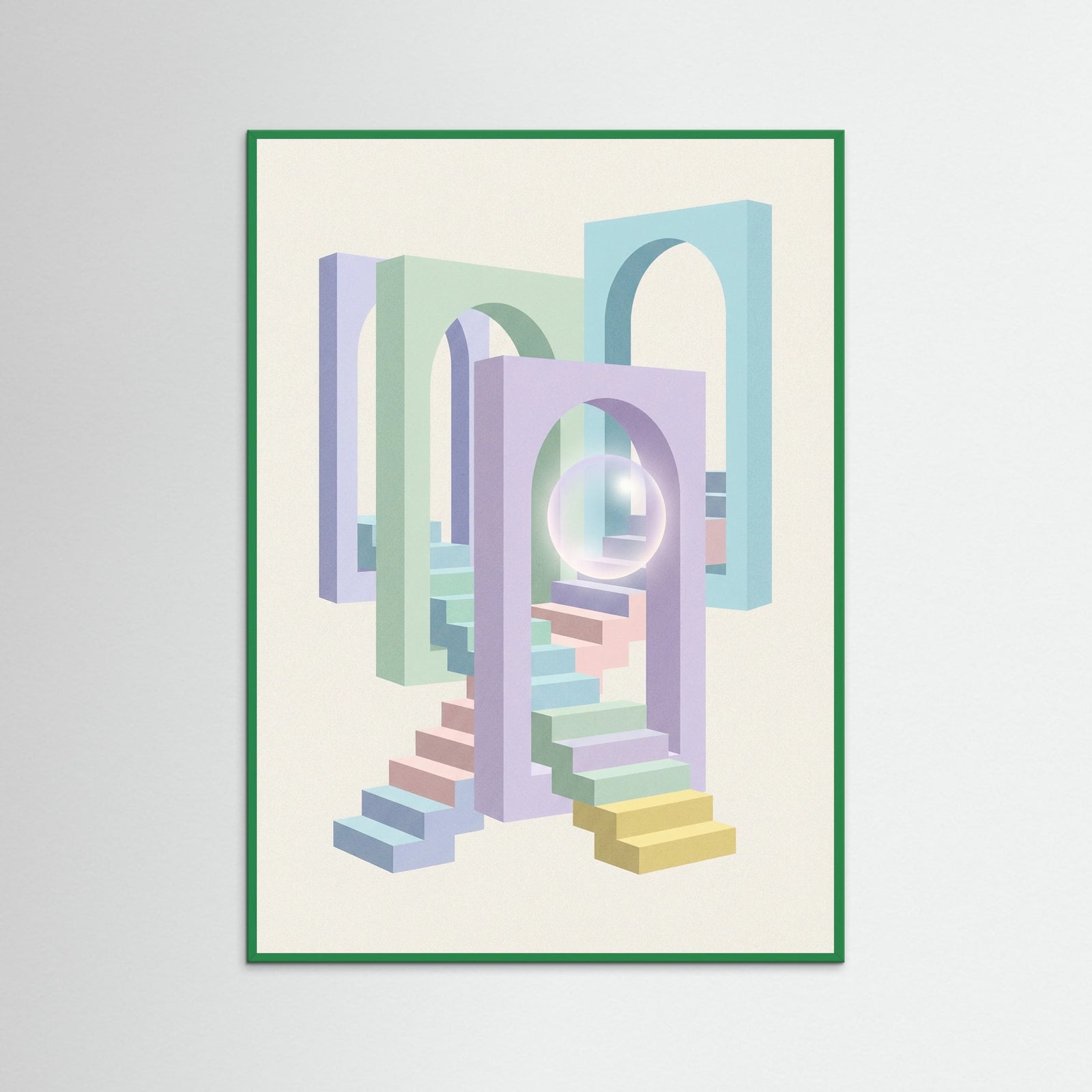 Green Wood Pastel Perspectives