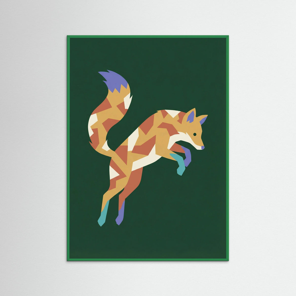 Green Wood Patterned Gallop