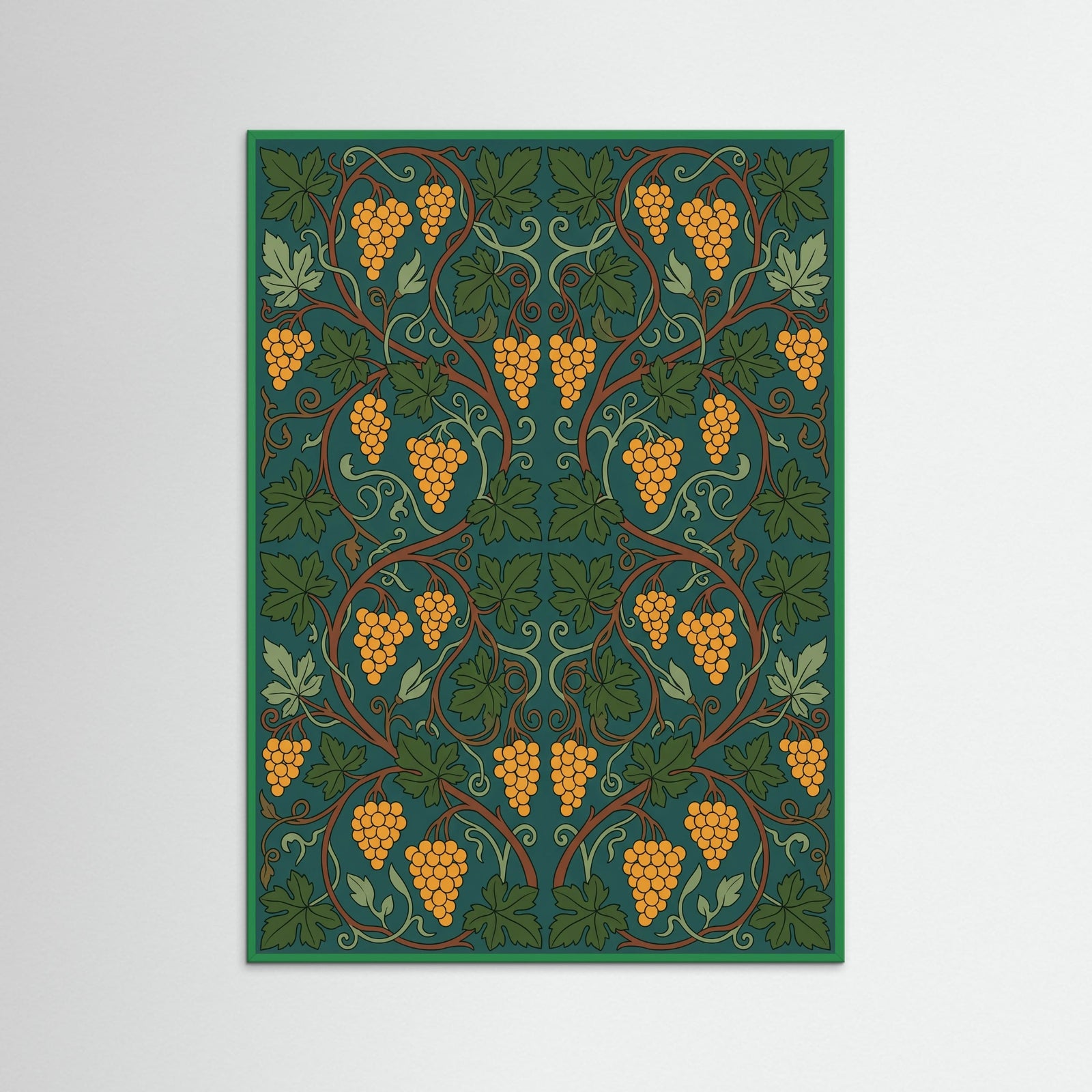 Green Wood Patterned Life Tree