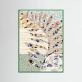 Green Wood Patternplayno.19 Poster