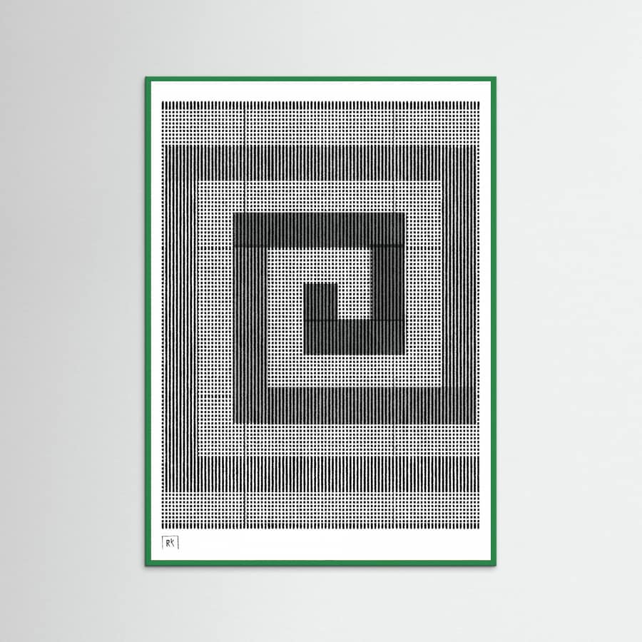 Patterns Fabric Inspired 2b Poster – poster en kunstdruk