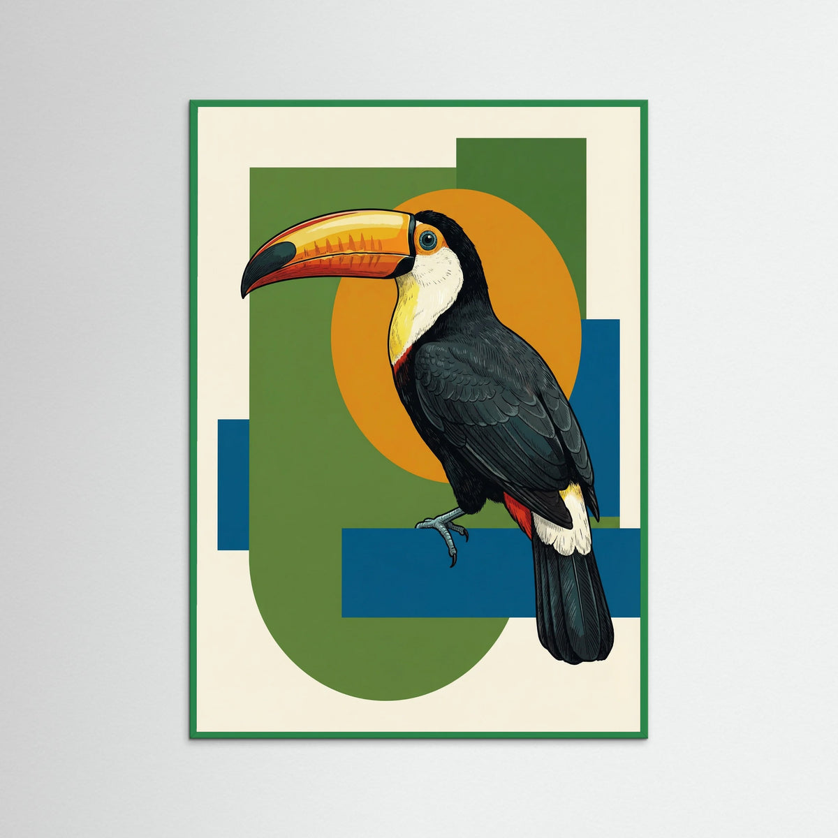 Green Wood Peacock Radiance