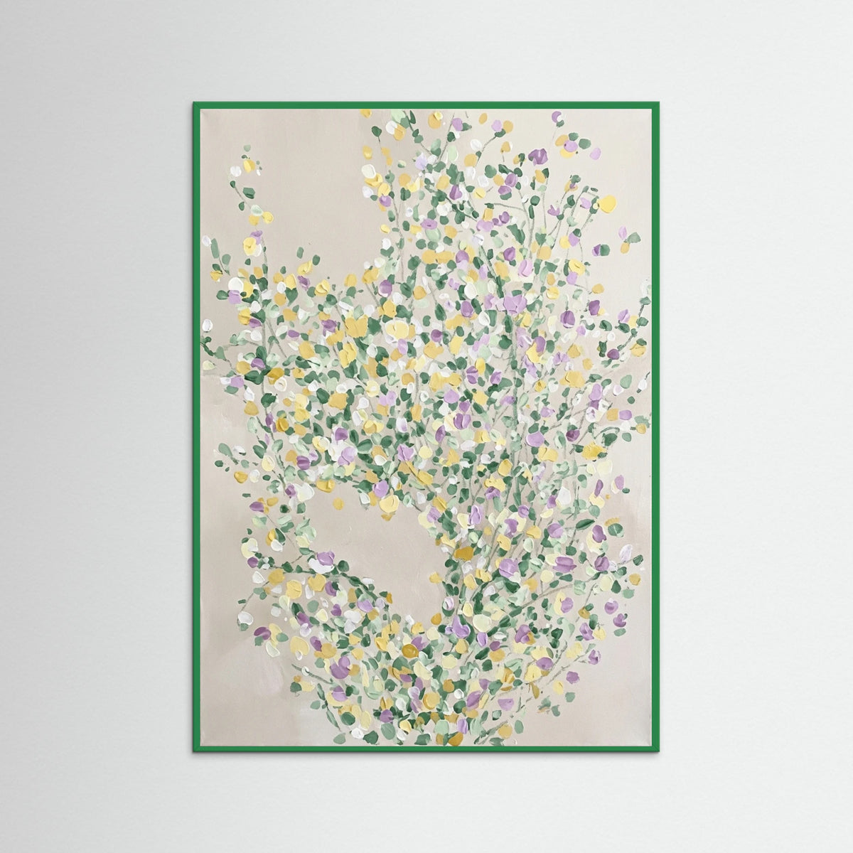 Green Wood Petal Scatter