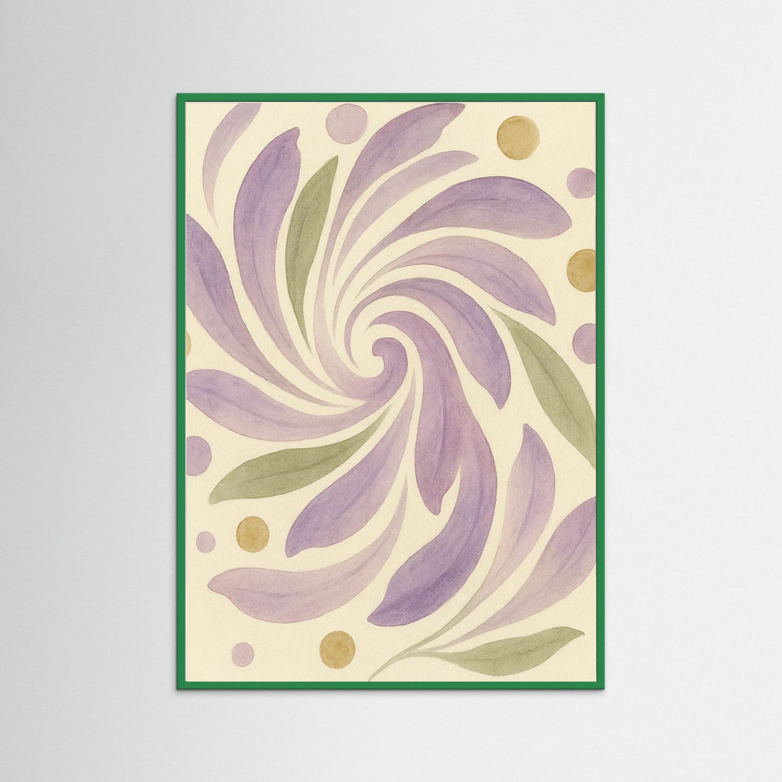 Green Wood Petal Symphony