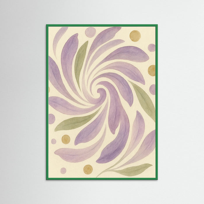 Green Wood Petal Symphony
