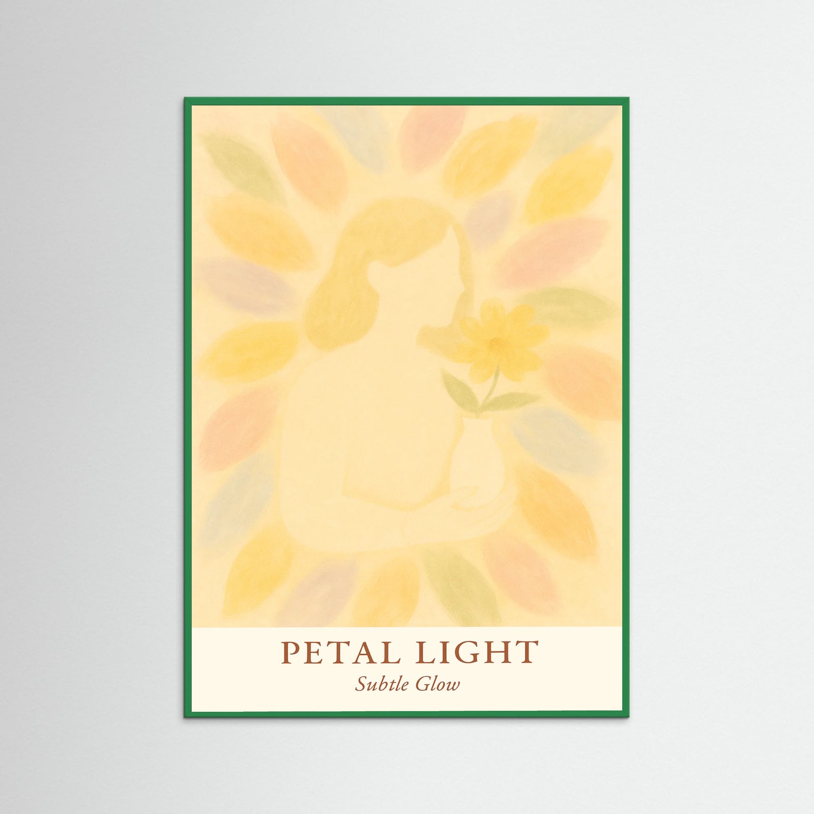 Green Wood Petal light