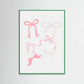 Pink Bows Poster – plakat og kunsttryk
