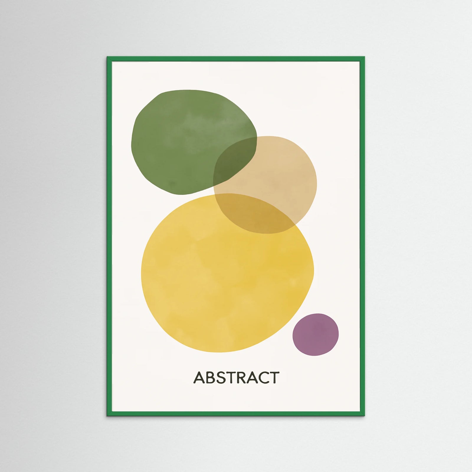 Green Wood Pink Red Circles 1