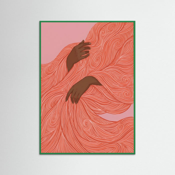 Green Wood Pink Reverie