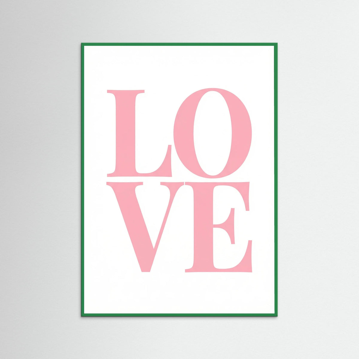 Green Wood Pink Typography Bliss