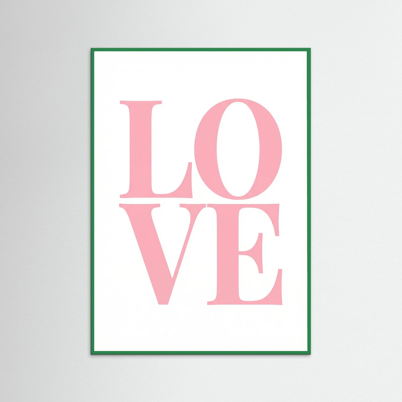Green Wood Pink Typography Bliss