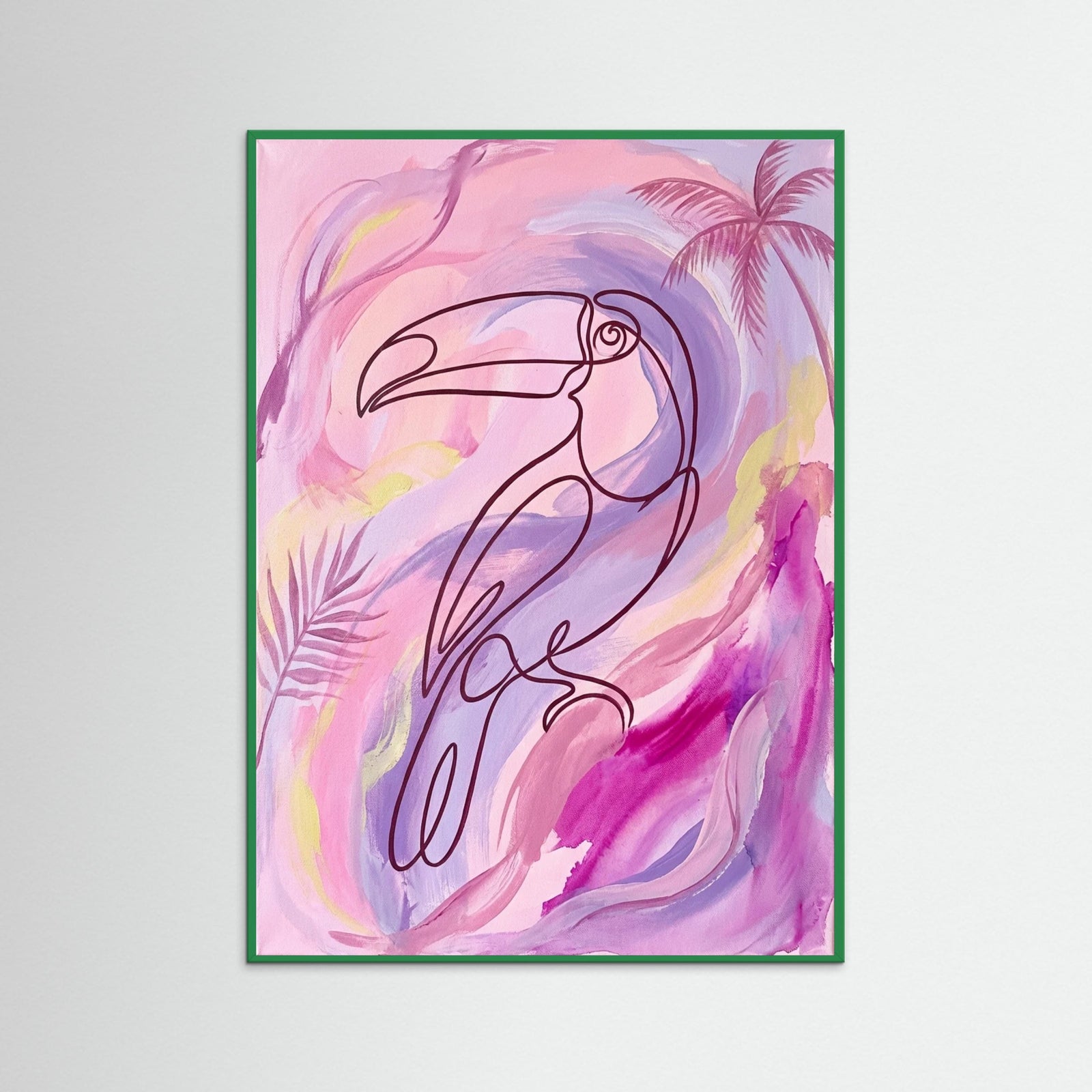 Green Wood Pink Whispers