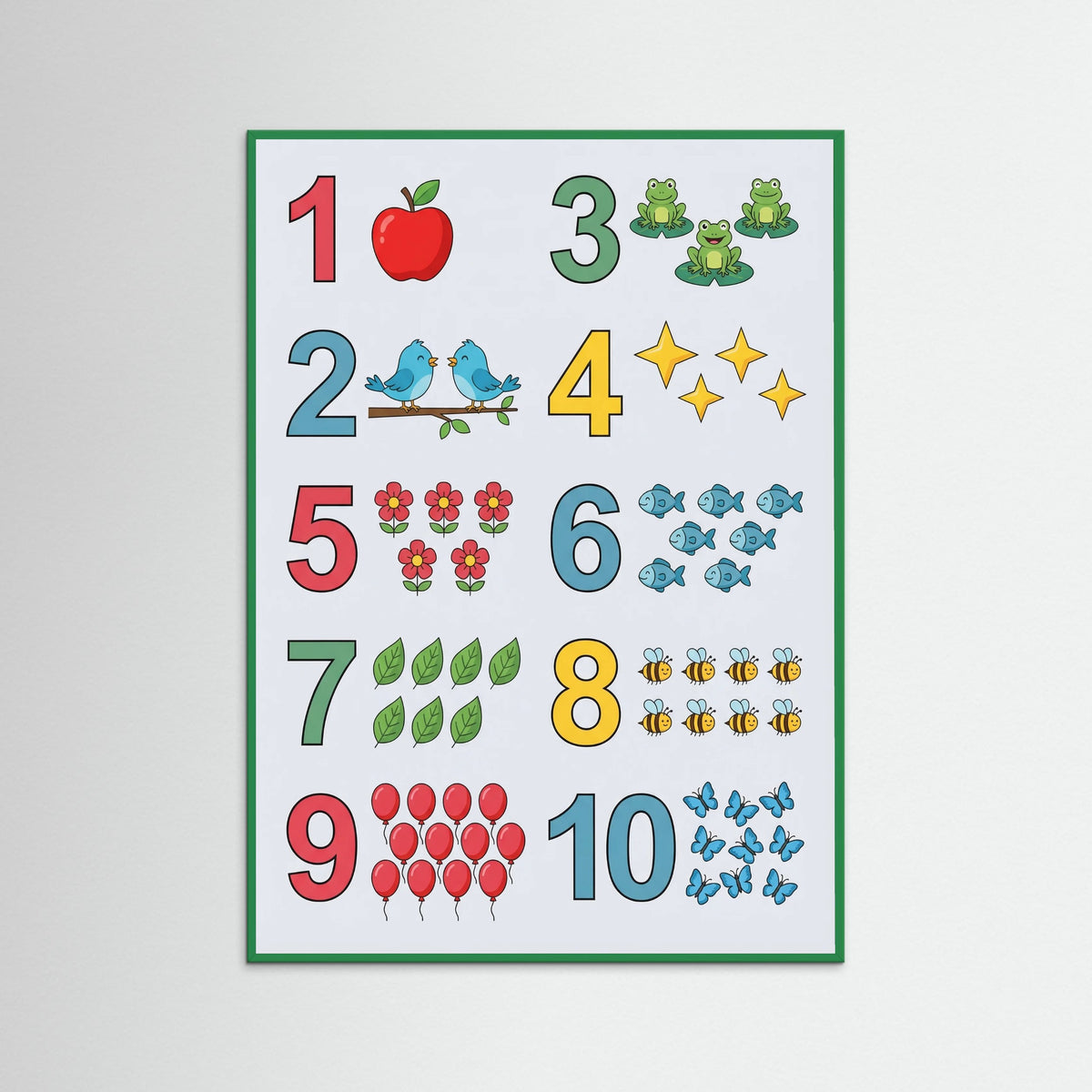 Green Wood Playful Alphabet Safari