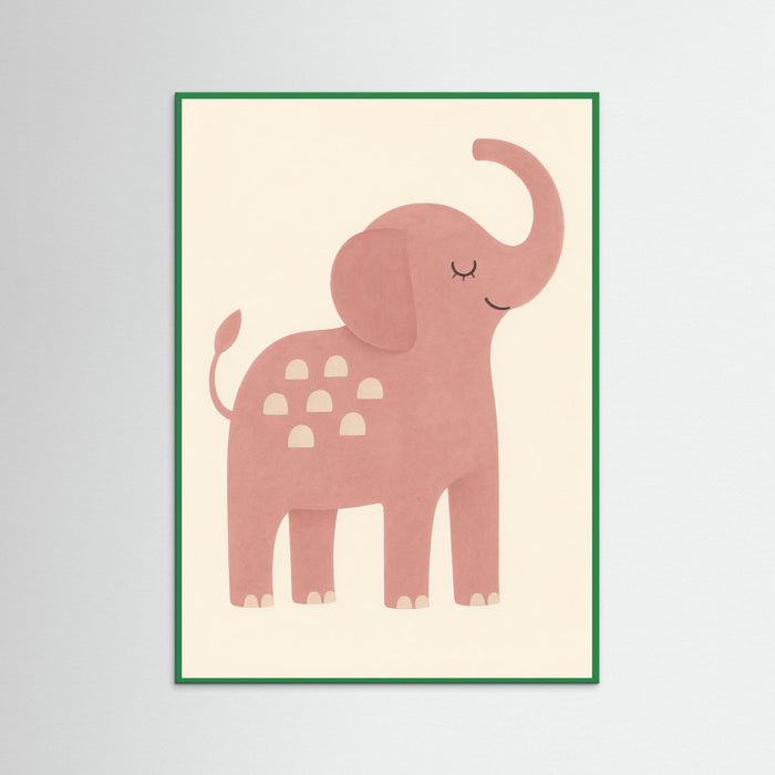 Green Wood Playful Pachyderm