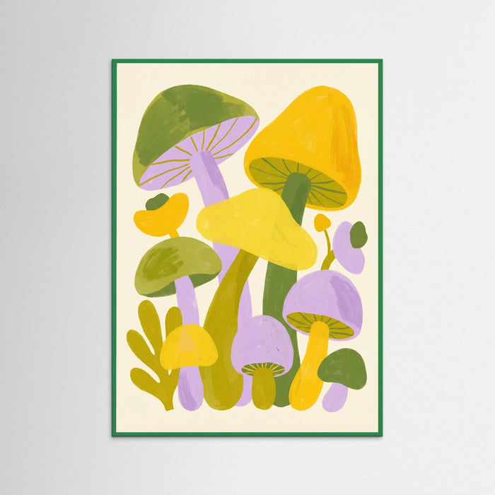 Green Wood Playful Pansies