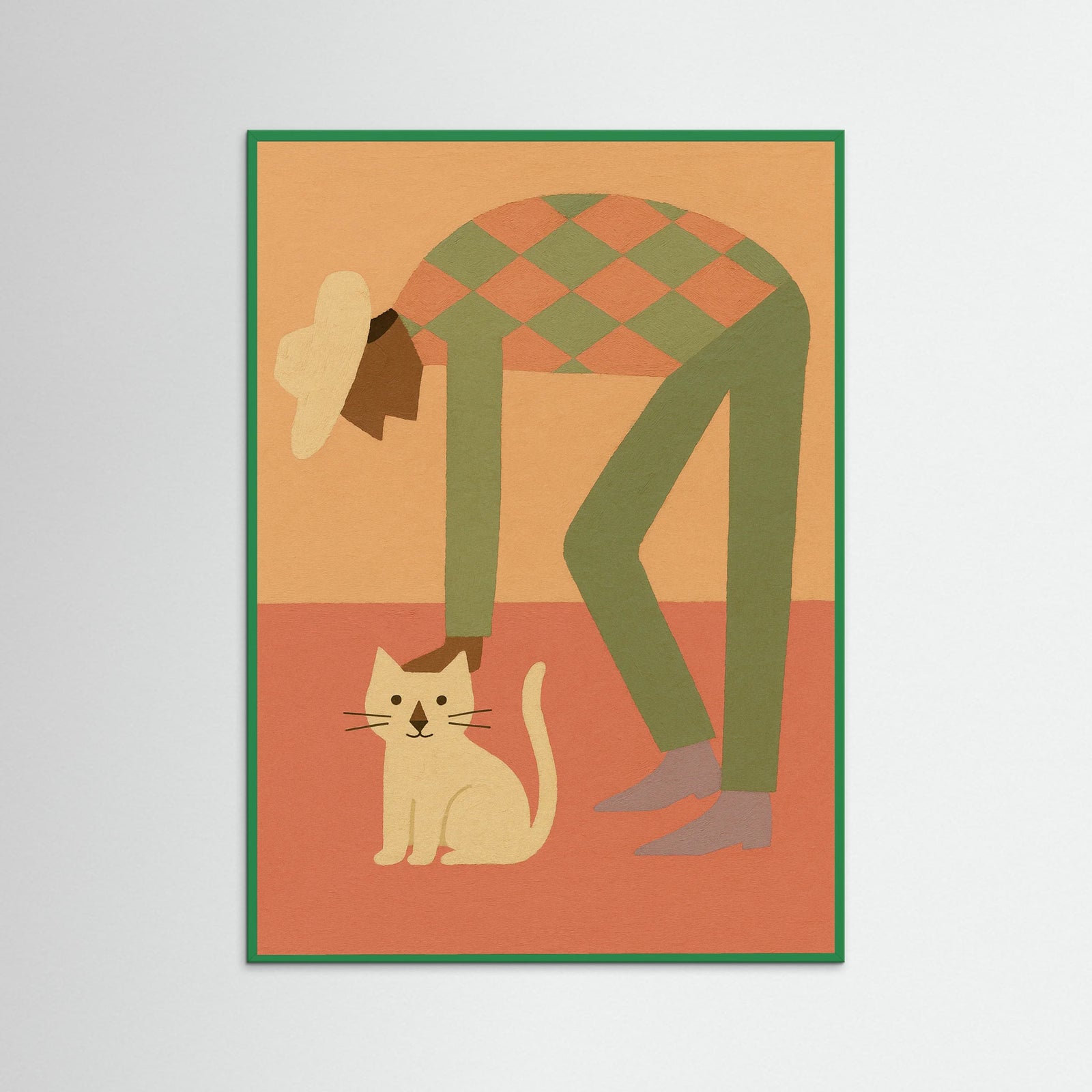 Green Wood Playful Poses