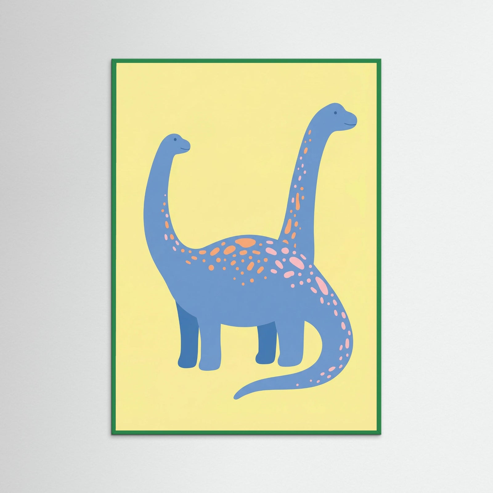 Green Wood Playful Stegosaurus