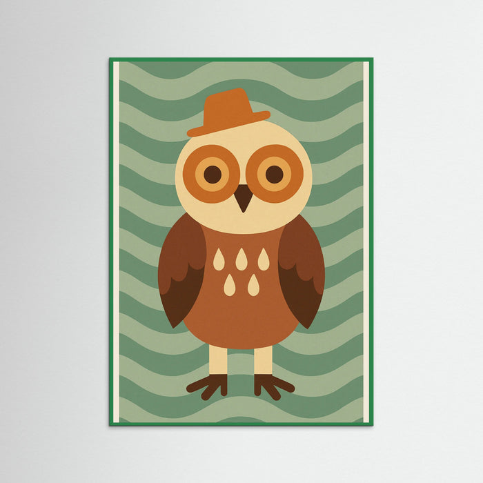Green Wood Playful Stripes