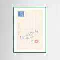 Postcard Life Is Better Poster – plakat og kunsttryk