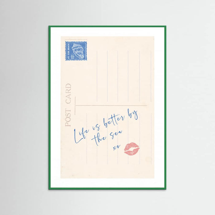 Postcard Life Is Better Poster – plakat og kunsttryk