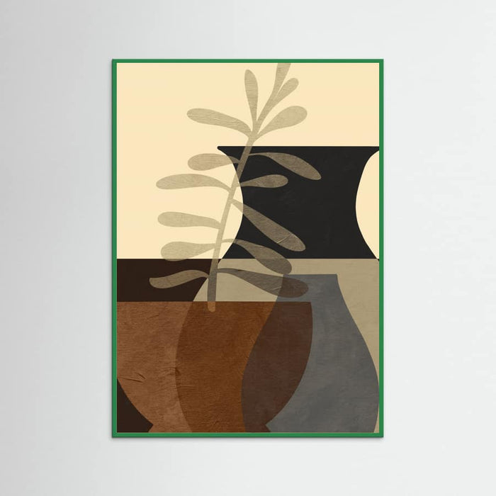 Green Wood Potterypoemno10 Poster