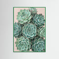 Green Wood Prickly Pear Canvas