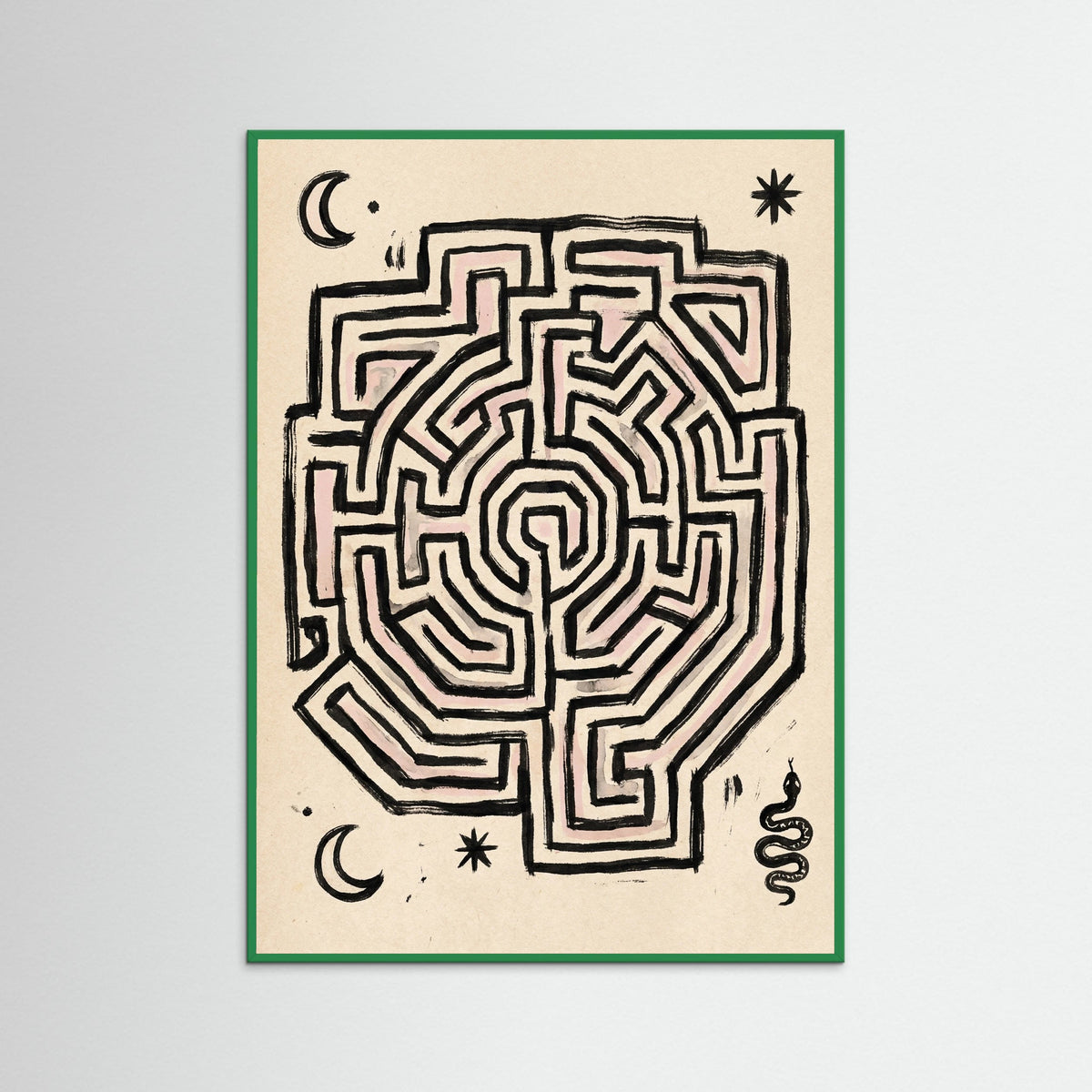 Green Wood Primeval Symbols